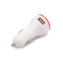 2.4A Dual USB Ports Round Shape Car Charger